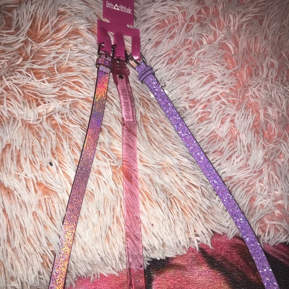 Girls Attitude Belts 3 Pack - Picture 3 of 3